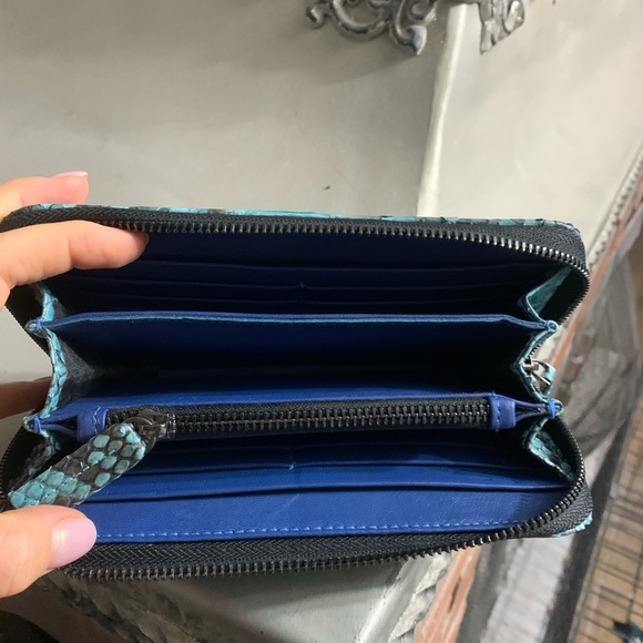 Snakeskin python wallet - Picture 2 of 2